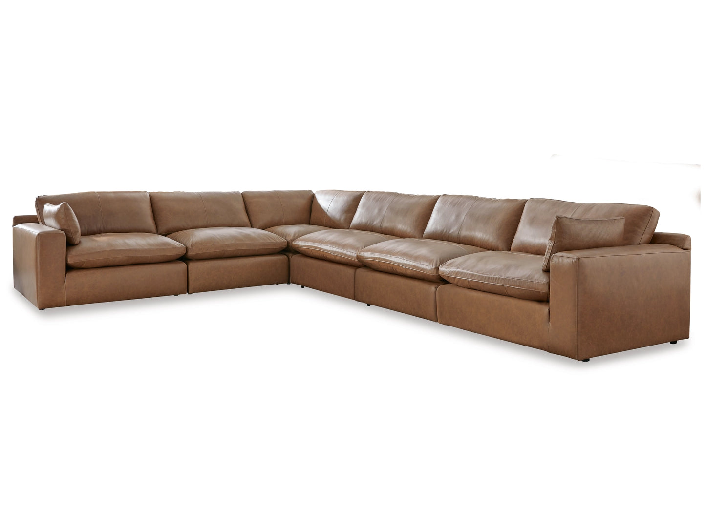 Emilia 6-Piece Leather Sectional
