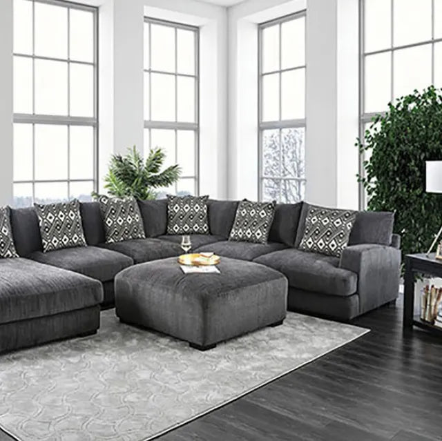 Furniture of America® Kaylee Gray Sectional