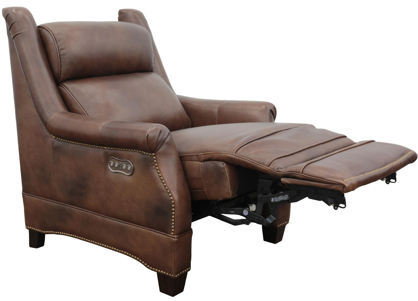 BarcaLounger Warrendale Power Recliner w/Power Head Rests in Worthington-cognac