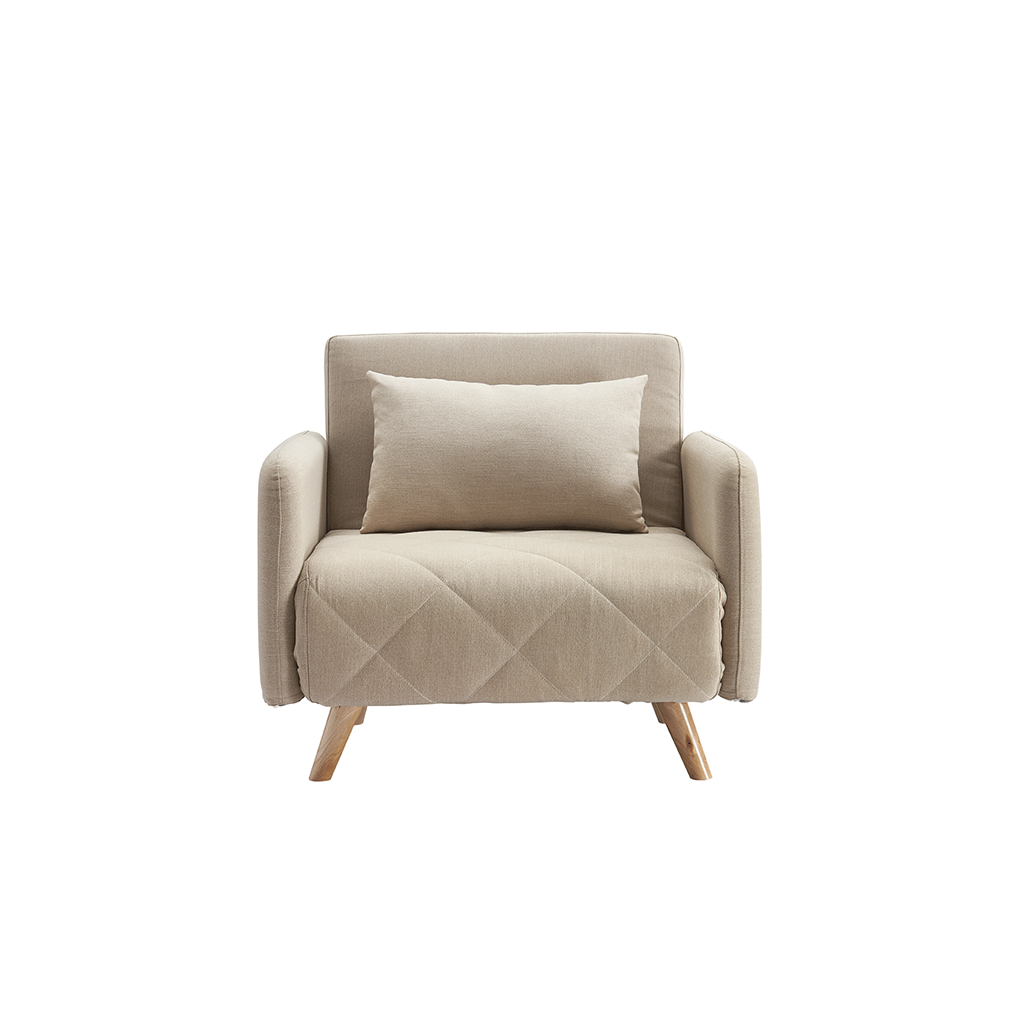 ESF Cardiff Beige Chair-Bed