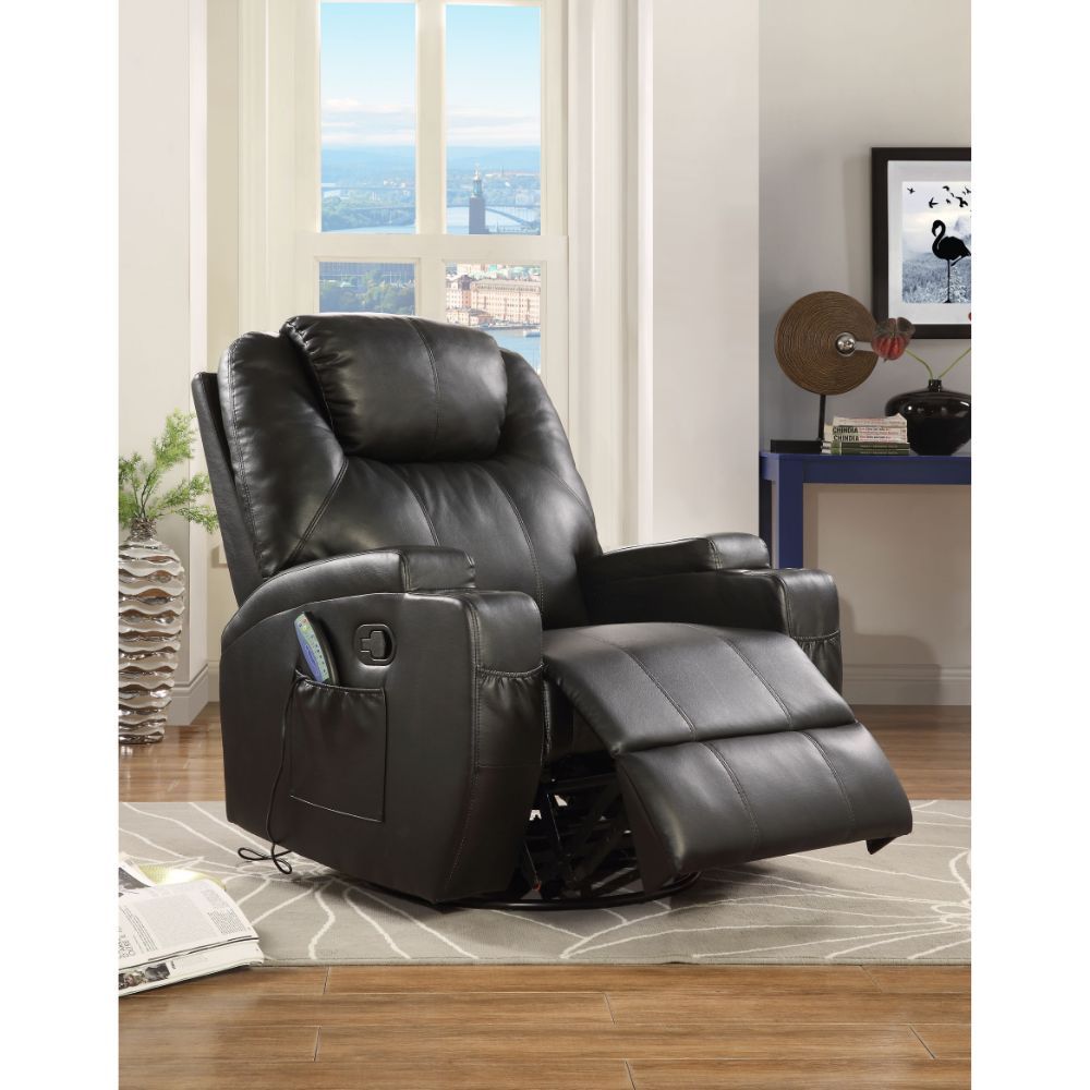 ACME Waterlily Rocker Recliner Black PU