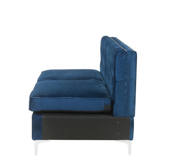 ACME Furniture Jaszira Sofa, Blue Velvet