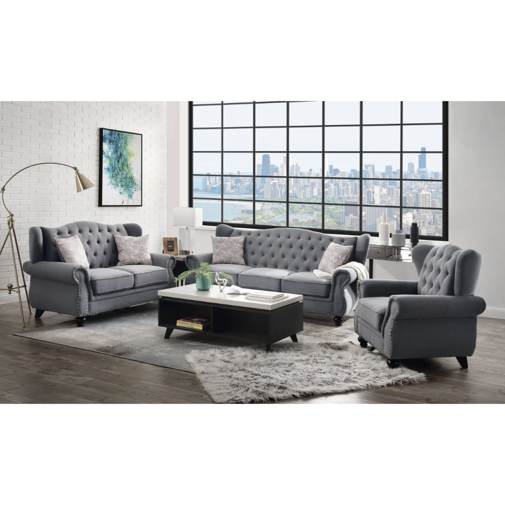 Acme Furniture Hannes Sofas - Gray