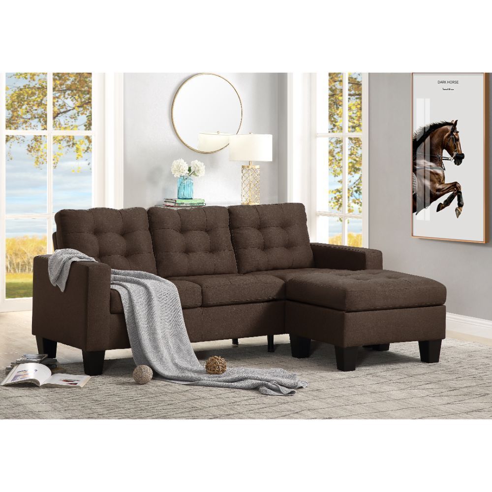 ACME Earsom 107" Sofa and Ottoman