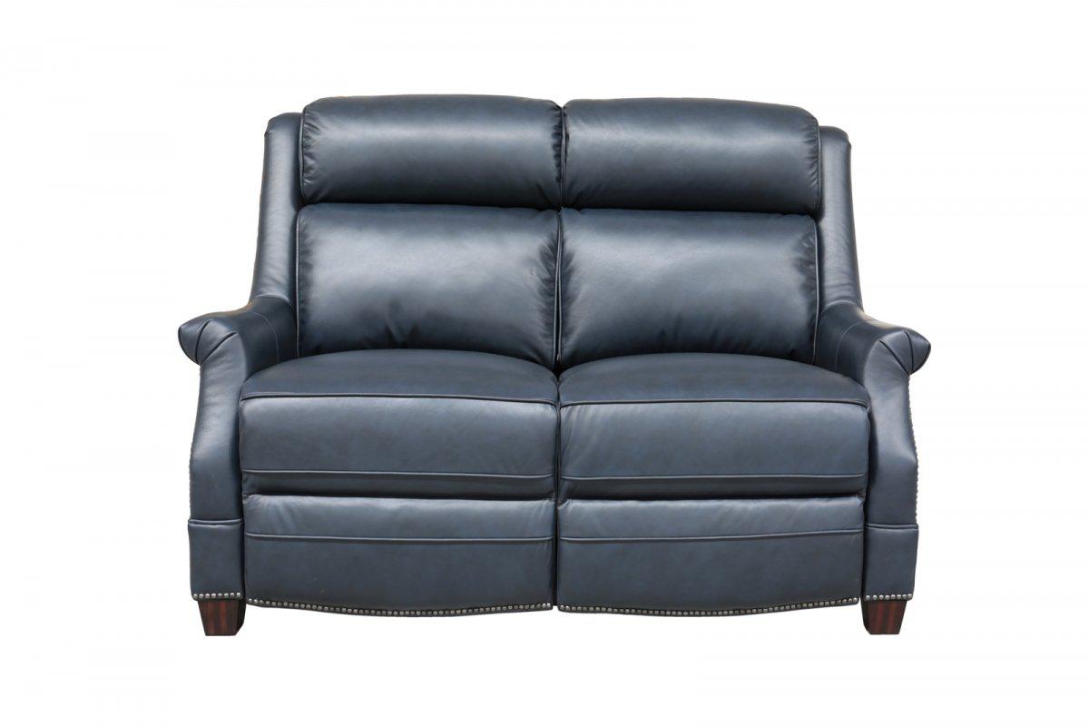 BarcaLounger Warrendale Power Reclining Loveseat w/Power Head Rests in Blue image