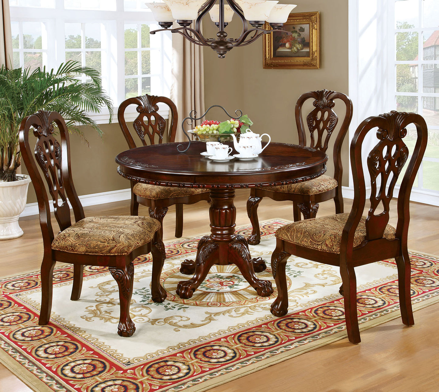 Elana 5 Pc. Round Dining Table Set image