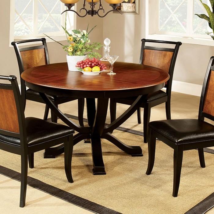 Salida I Espresso/Black Round Dining Table image
