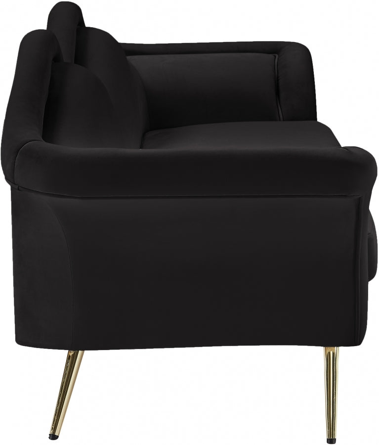 Meridian Lips Velvet Sofa