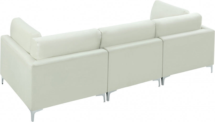 Meridian Julia Velvet Modular 108" Sofa