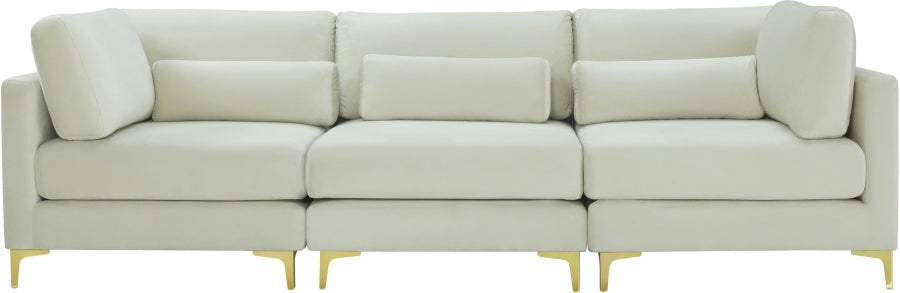 Meridian Julia Velvet Modular 108" Sofa