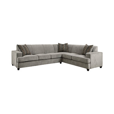 Coaster Tess L-Shape Sleeper Sectional Grey |Sofa Bed