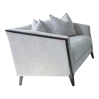 Coaster Whitfield Sloped Arm Loveseat Dove Grey |Low pile chenille |Width: 55.25 in Depth: 34.5 in Height: 37 in
