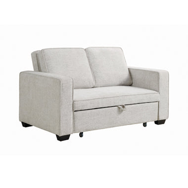 Coaster Helene Upholstered Sleeper Sofa Bed Beige |Sofa Bed