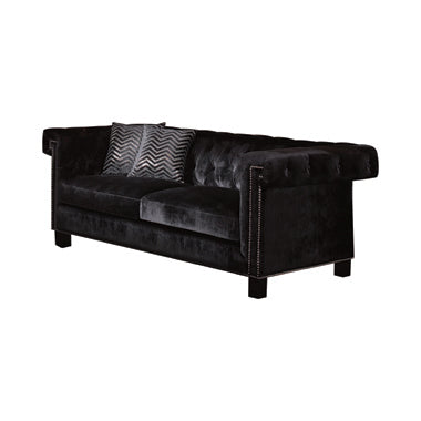 Coaster Reventlow Tufted Sofa Black