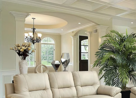 Furniture of America PARMA SOFA Leatherette, Solid Wood, Large Padded Arms and Plush Cushions