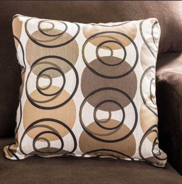 Furniture of America WESSINGTON SOFA High-Density Foam T-Cushions, Premium Fabric  and Pillows Included