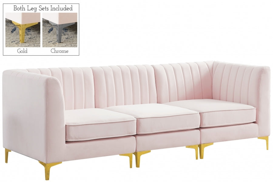 Meridian Alina Velvet Modular Sofa