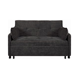 Coaster Underwood Tufted Sleeper Sofa Bed Charcoal |Sofa bed
