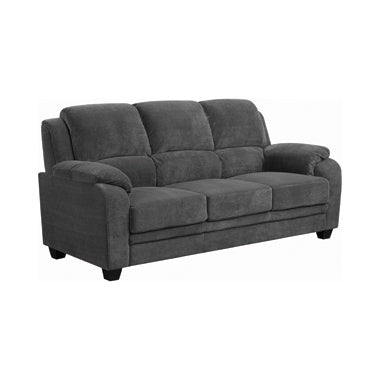 Coaster Northend Upholstered Sofa Charcoal