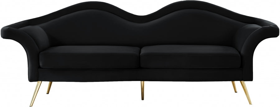 Meridian Lips Velvet Sofa
