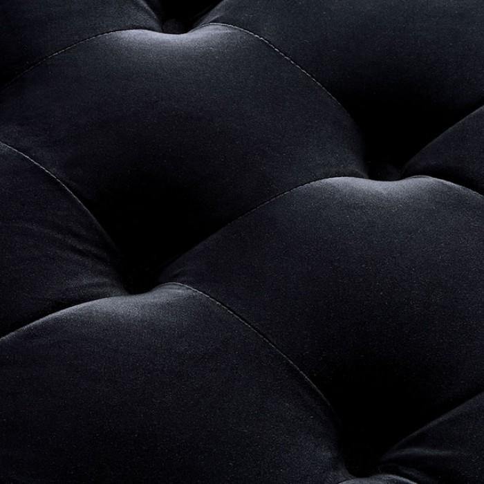 Furniture of America WILMINGTON SECTIONAL Button Tufted & Nailhead Trim Pilllows Included