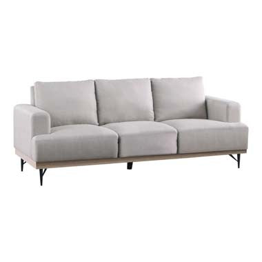 Coaster Kester Recessed Track Arm Sofa Beige