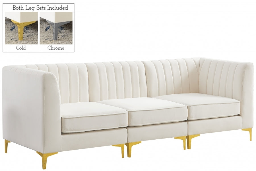 Meridian Alina Velvet Modular Sofa