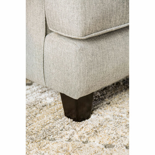 Furniture of America WILKIE LOVESEAT Fitted Back Pillows &  Wooden Block Legs Pillows Included