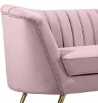 Meridian Margo Pink Velvet Chair