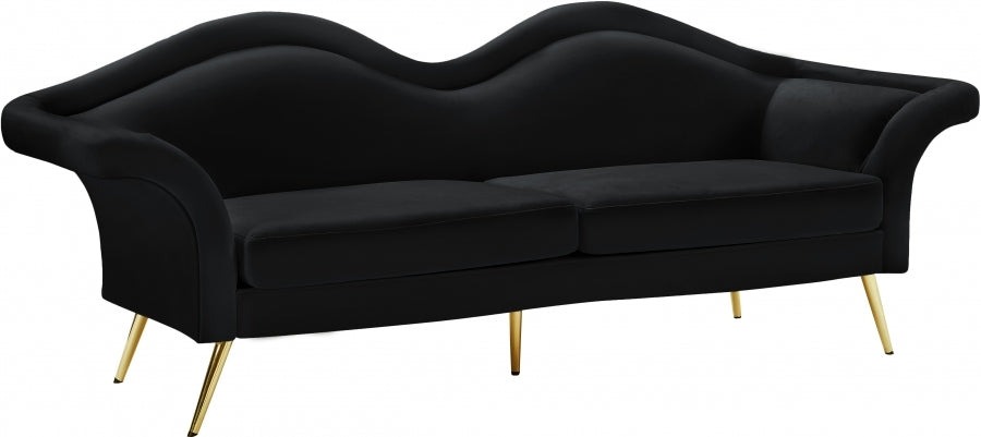 Meridian Lips Velvet Sofa