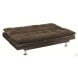 Coaster Lennon Cushion Sofa Bed Brown And Chrome |Sofa Bed