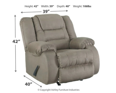 McCade Manual Rocker Recliner