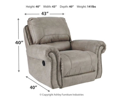 Olsberg Manual Rocker Recliner