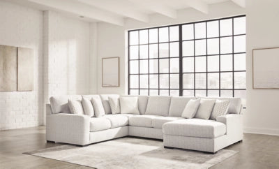 Larce 4-Piece Next-Gen Nuvella™ Performance Fabric Sectional with Chaise