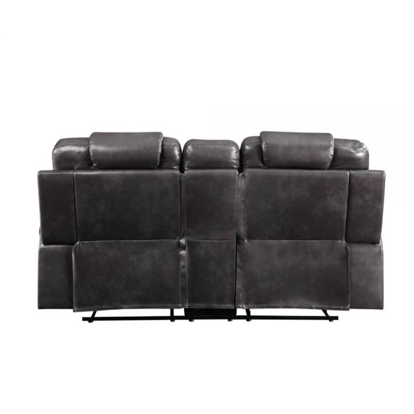 Acme Furniture Braylon Brown Motion Console Loveseat