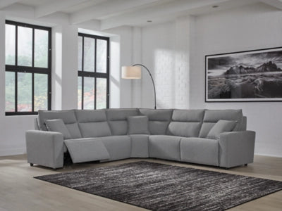 ModMax II 5-Piece Next-Gen Nuvella™ Performance Fabric Dual Power Reclining Modular Sectional