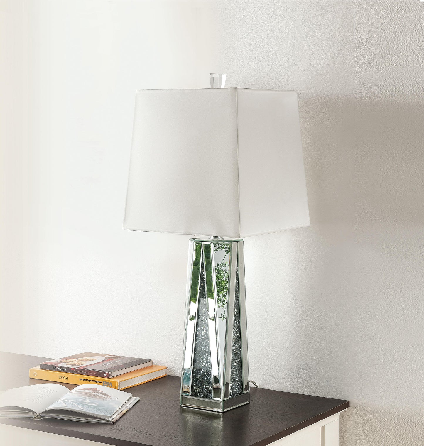 Acme Noralie Mirrored & Faux Diamonds Table Lamp