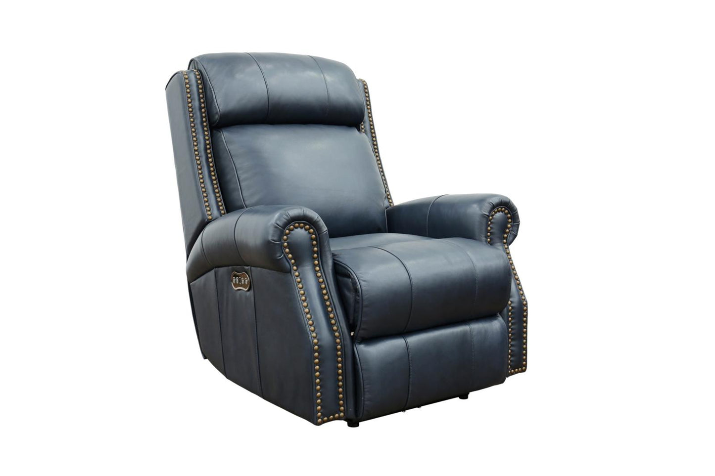 BarcaLounger Blair Big & Tall Power Recliner with Power Head Rest in Shoreham Blue