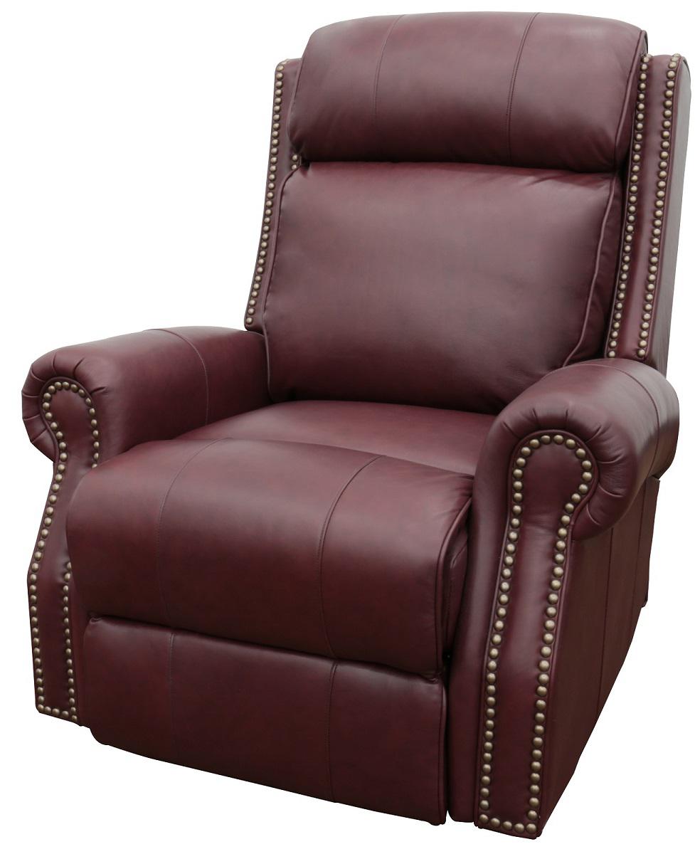 BarcaLounger Blair Big & Tall Power Recliner with Power Head Rest in Shoreham-wine