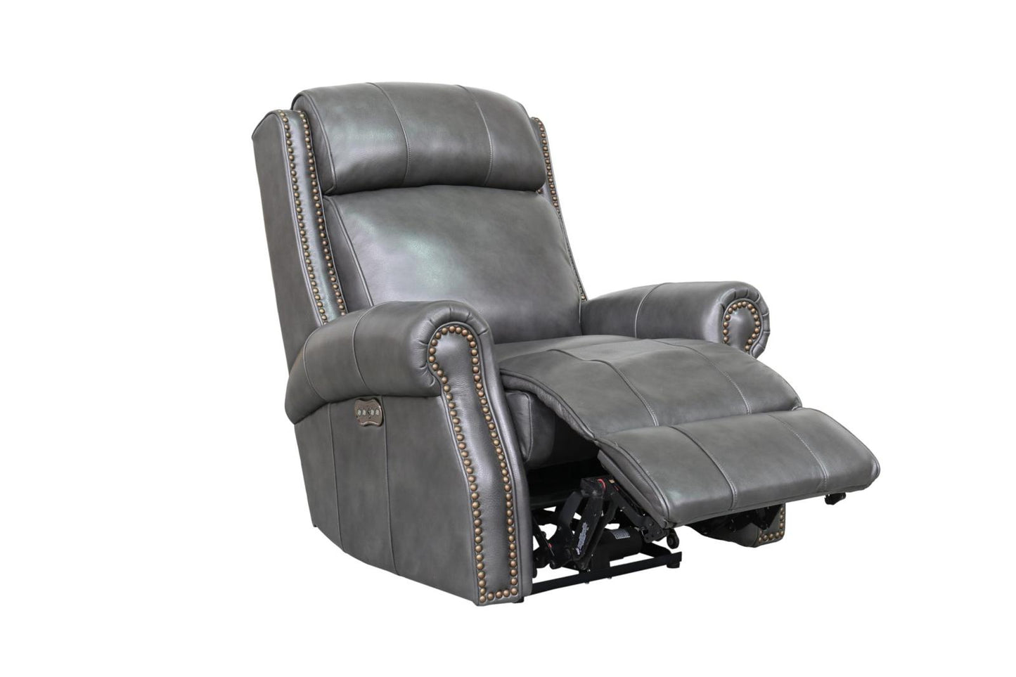 BarcaLounger Blair Big & Tall Power Recliner with Power Head Rest in Wrenn Gray