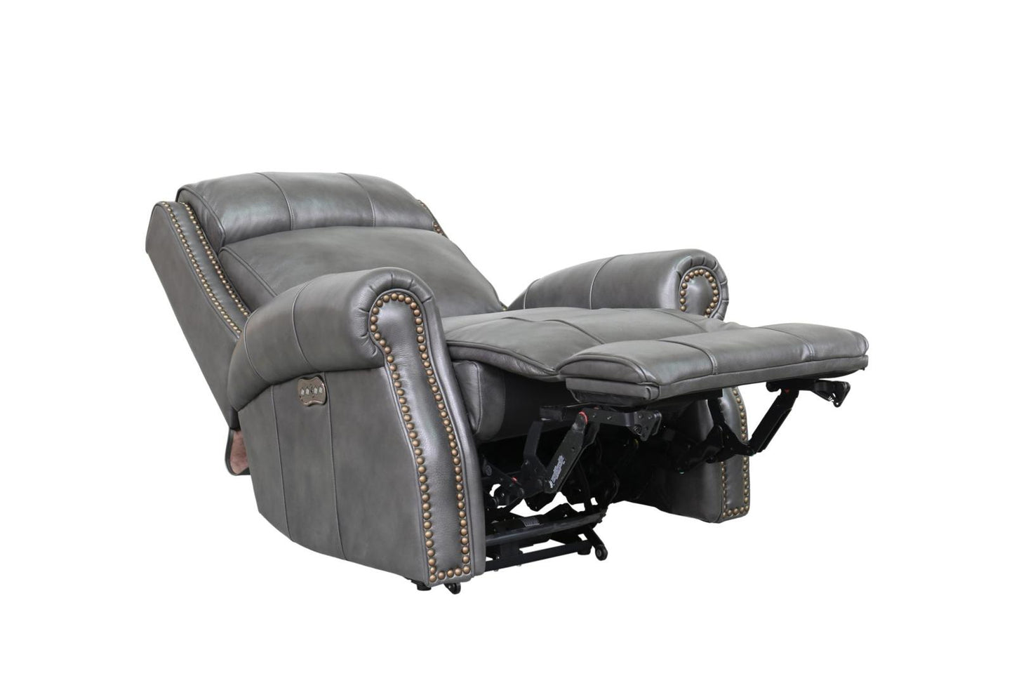 BarcaLounger Blair Big & Tall Power Recliner with Power Head Rest in Wrenn Gray