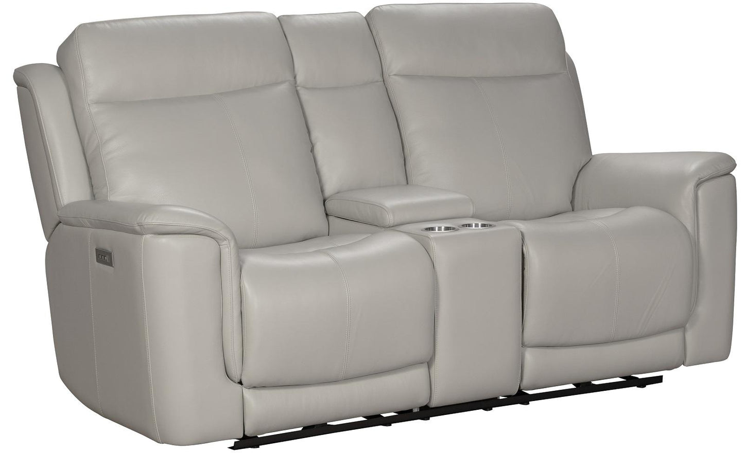 BarcaLounger Burbank Reclining Loveseat w/ Power Headrest in Laurel-Cream