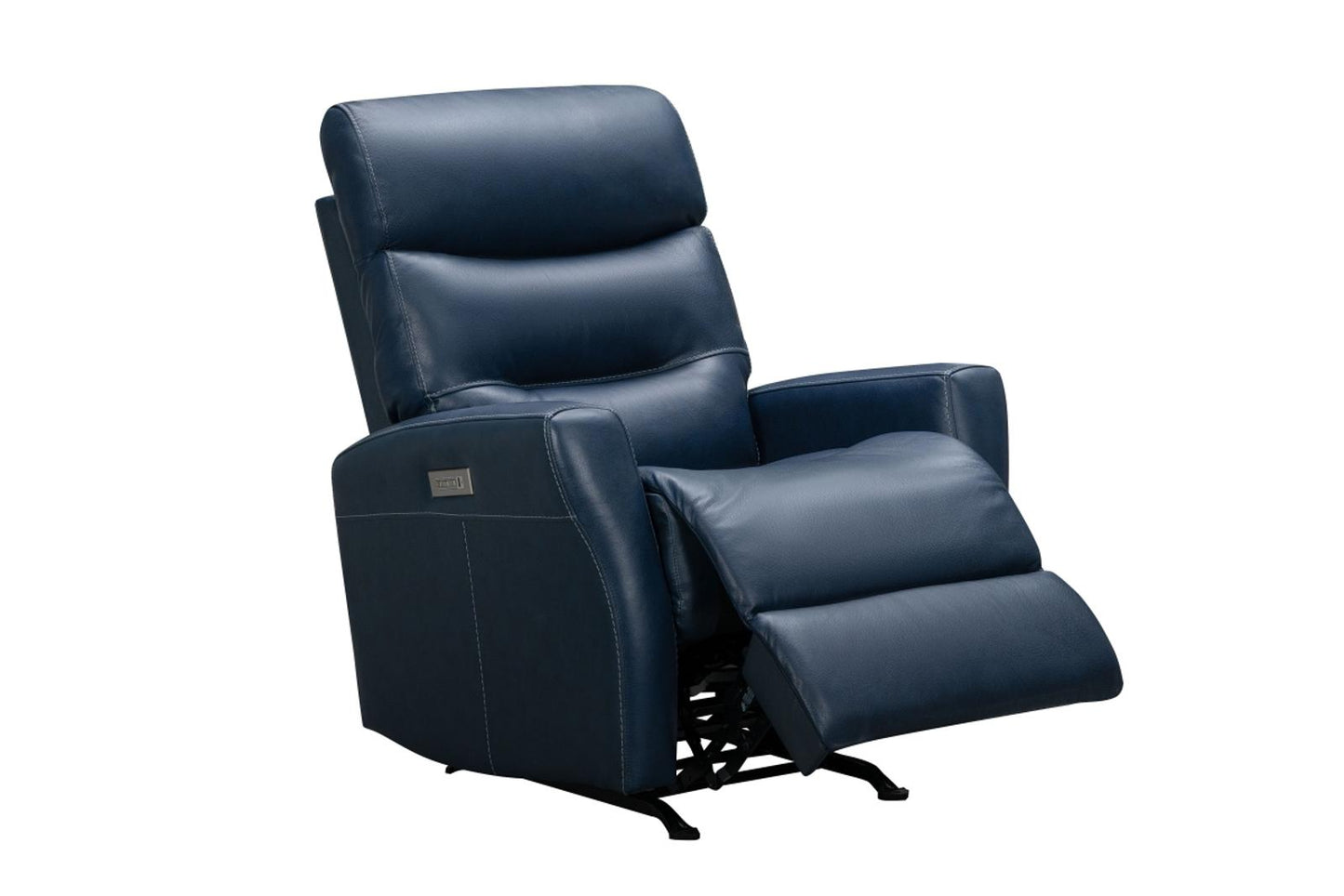 BarcaLounger Donavan Recliner w/ Power Headrest in Marco Navy Blue