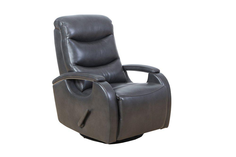 BarcaLounger Fallon Swivel Glider Recliner in Gray 8-3338