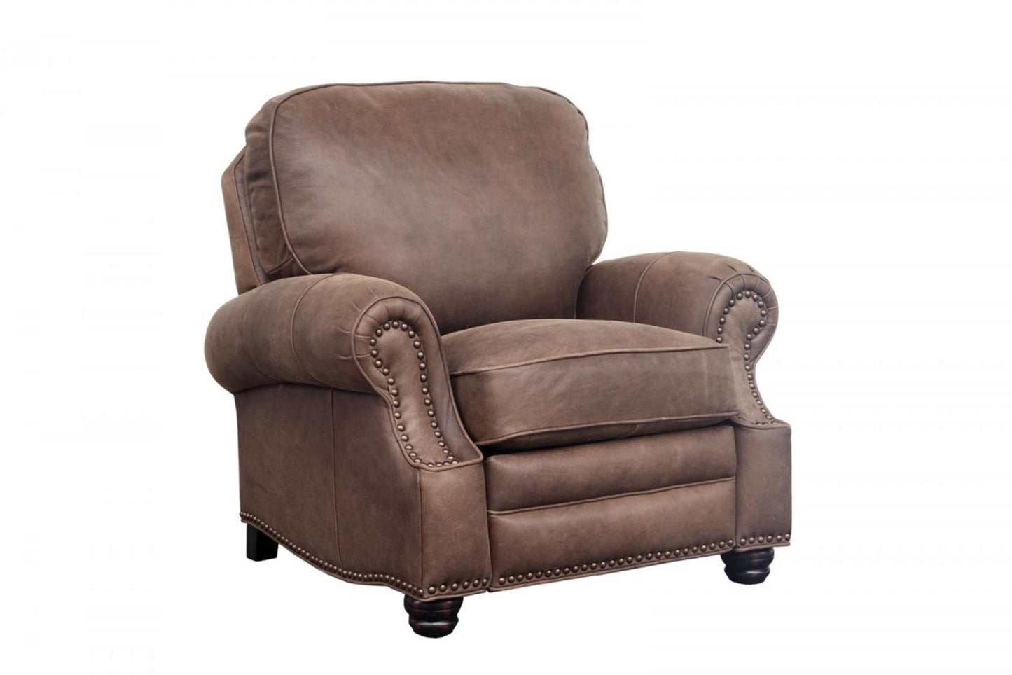 BarcaLounger Longhorn Recliner in Dark Sanded Bomber