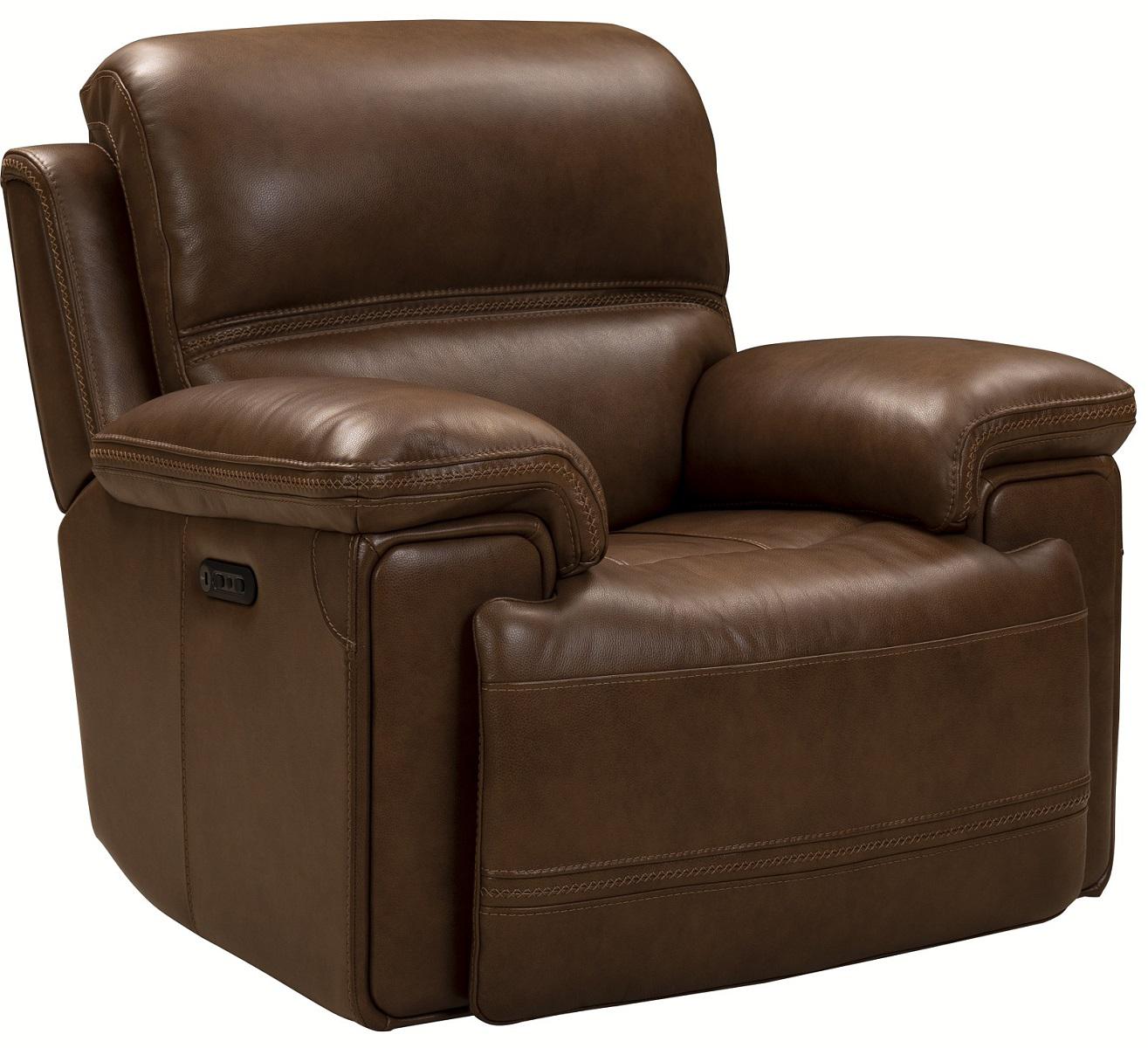 BarcaLounger Sedrick Power Recliner w/ Power Headrest in Spence-caramel