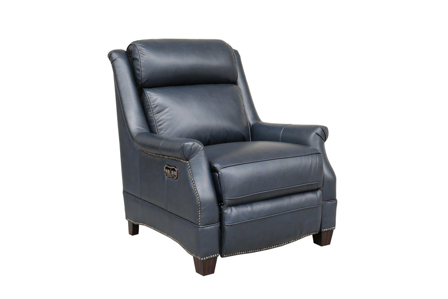 BarcaLounger Warrendale Power Recliner w/Power Head Rests in Blue