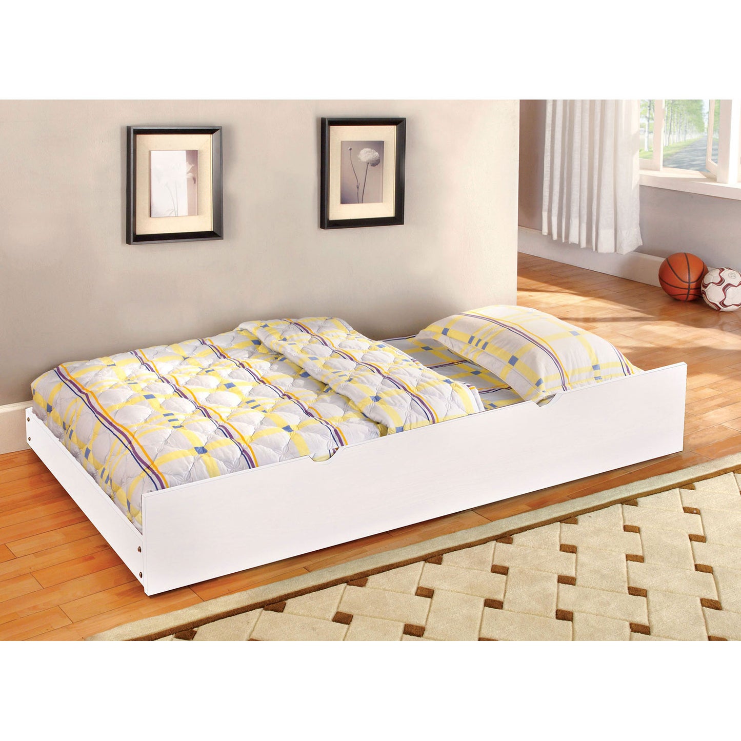 Furniture of America PRISMO White Trundle