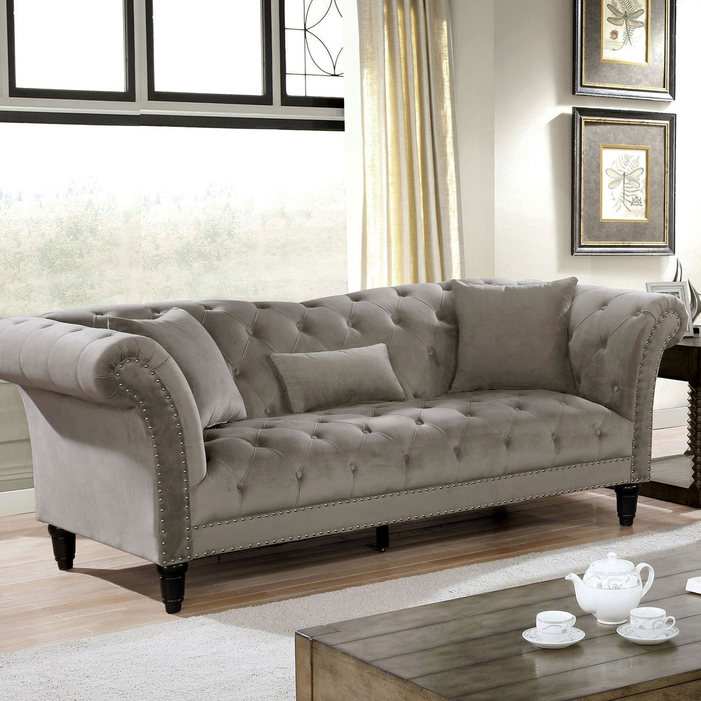 Furniture of America LOUELLA Sofa