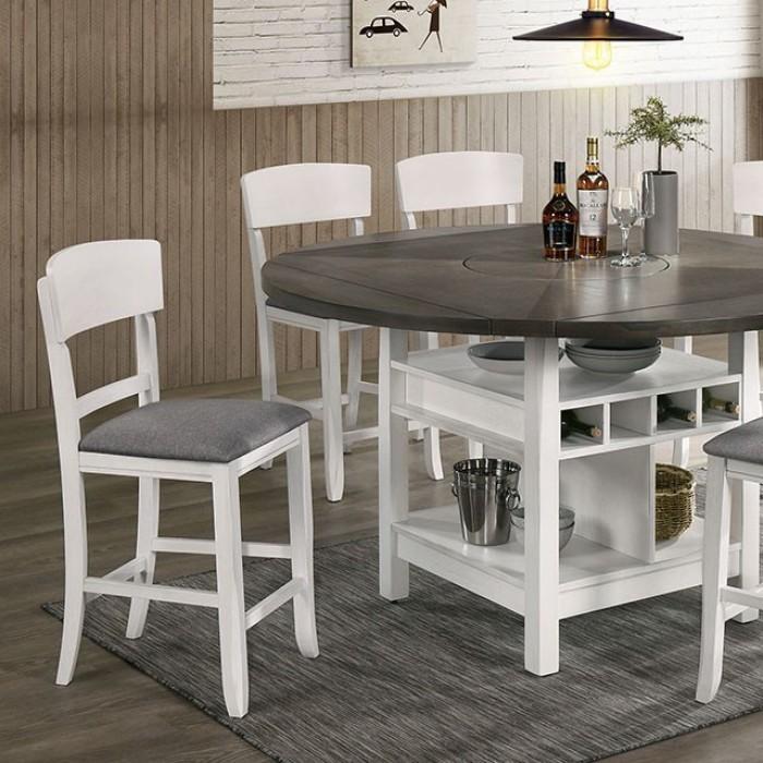 Furniture of America STACIE Counter Ht. Round Dining Table